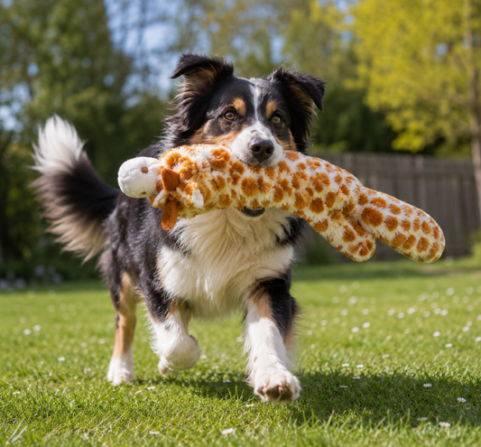 🦒 GiraffeBuddy™ – Peluche Girafe XXL pour Chien 💛🐾