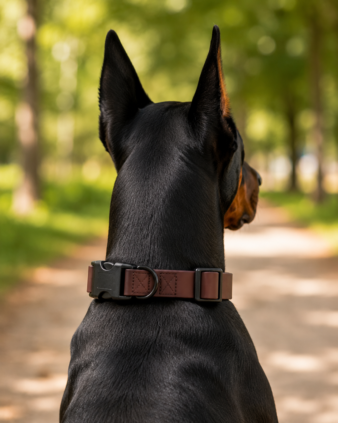 Collier Waterproof pour Chien - Couleur Chocolat