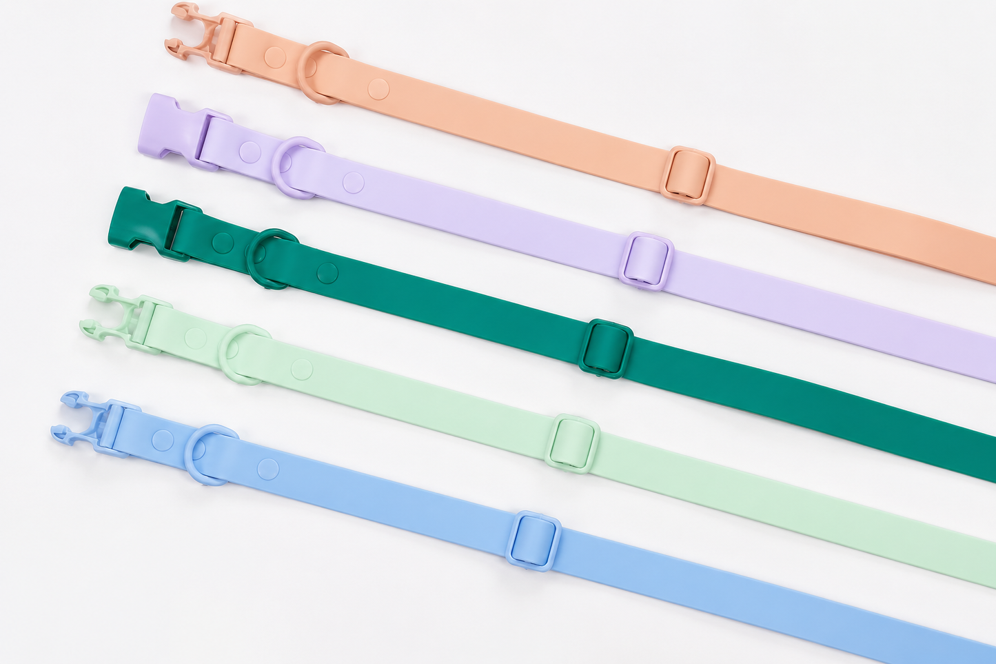 COLLIER POUR CHIEN WATERPROOF - BLEU CIEL