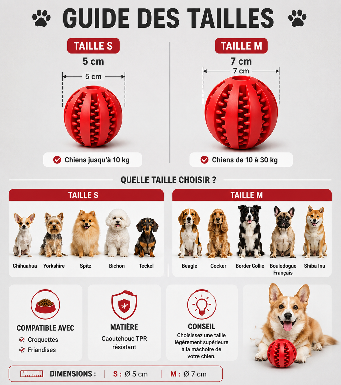 SnackBall™ – Balle Interactive Distributrice de Friandises pour Chien 🐶✨