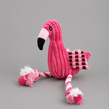 🦩 FlamingoRope™ – Jouet Flamant Rose en Peluche pour Chien 🐶💖