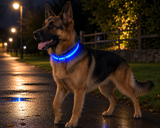 💙 LumiCollar™ – Collier LED Lumineux pour Chien 🐾✨