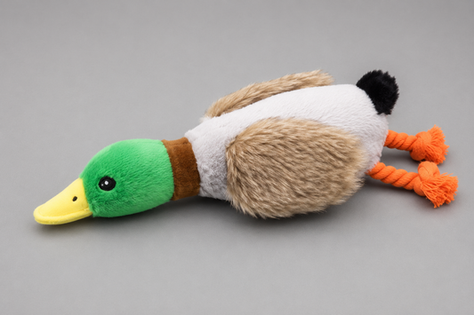 🦆 DuckRope™ – Jouet Canard en Peluche avec Cordes pour Chien 🐶✨