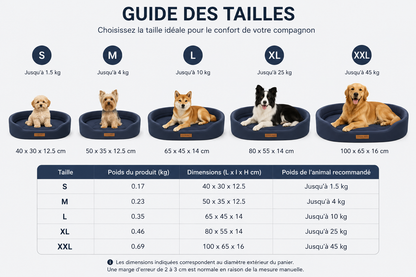 CozyNest™ – Panier Confort Premium pour Chien 🐶🛏️