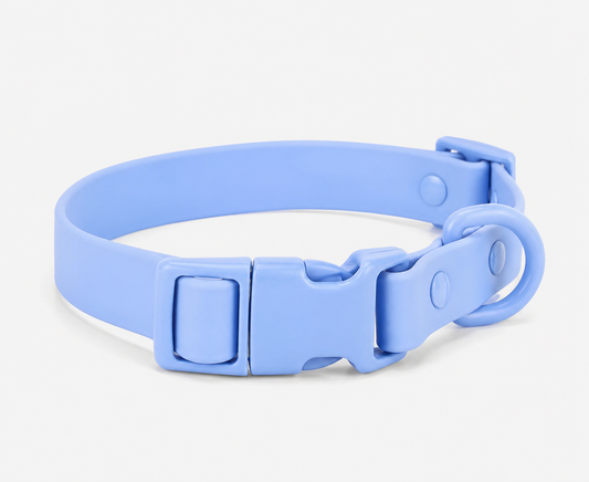 COLLIER POUR CHIEN WATERPROOF - BLEU CIEL
