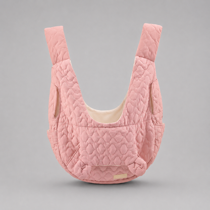 SAC DE TRANSPORT COCOON POUR CHIEN ET CHAT - ROSE POUDRÉ