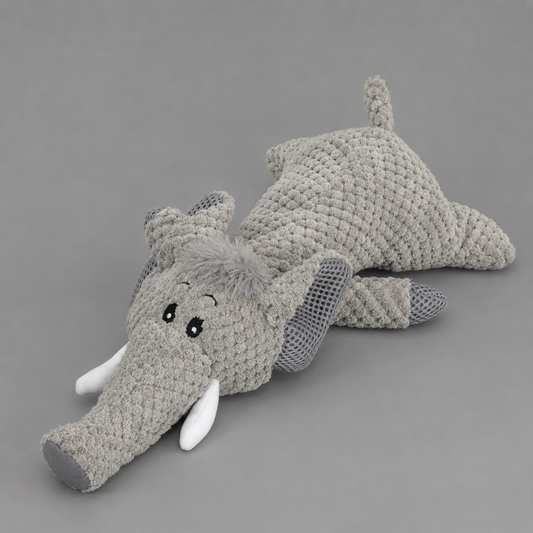 🐘 ElephantBuddy™ – Peluche Éléphant Douce pour Chien 🩶🐾