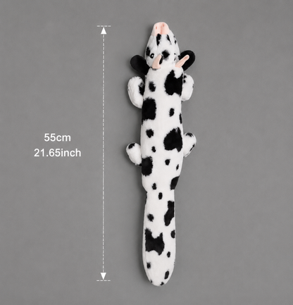 🐄 MooBuddy™ – Peluche Vache XXL pour Chien 🖤🤍🐾