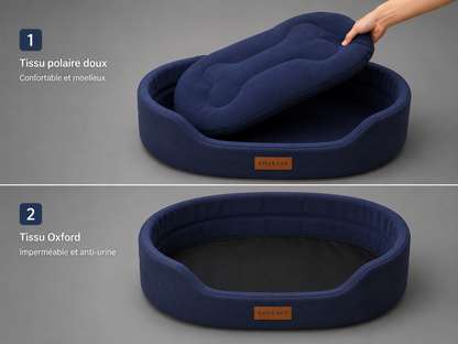 CozyNest™ – Panier Confort Premium pour Chien 🐶🛏️