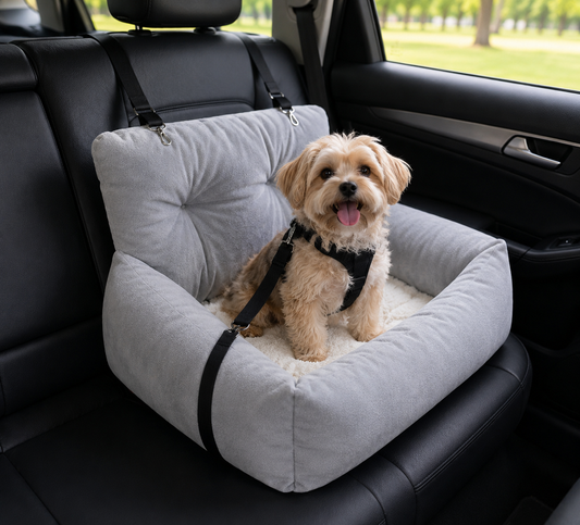 CozyRide™ – Siège Auto Confort pour Chien 🚗🐶