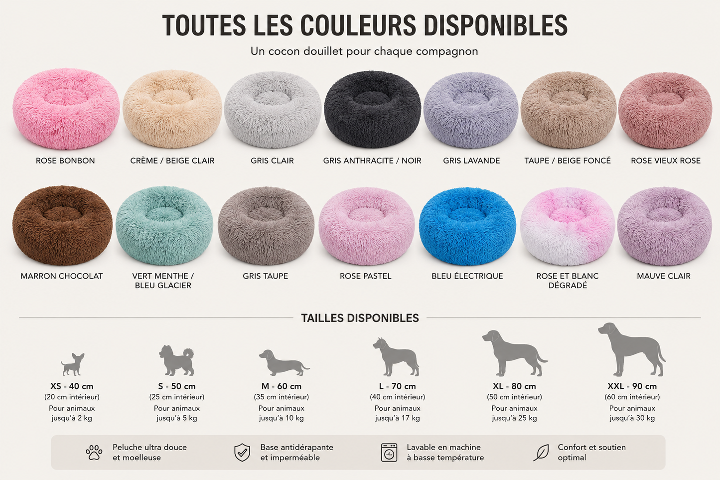PANIER DOUILLET POUR CHIEN