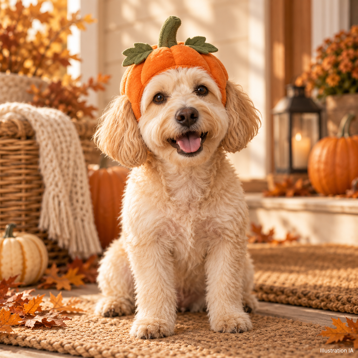 Illustration IA — PumpkinHat, vue ambiance ; modèle fournisseur à confirmer